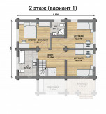 Дом из бревна VZ-141